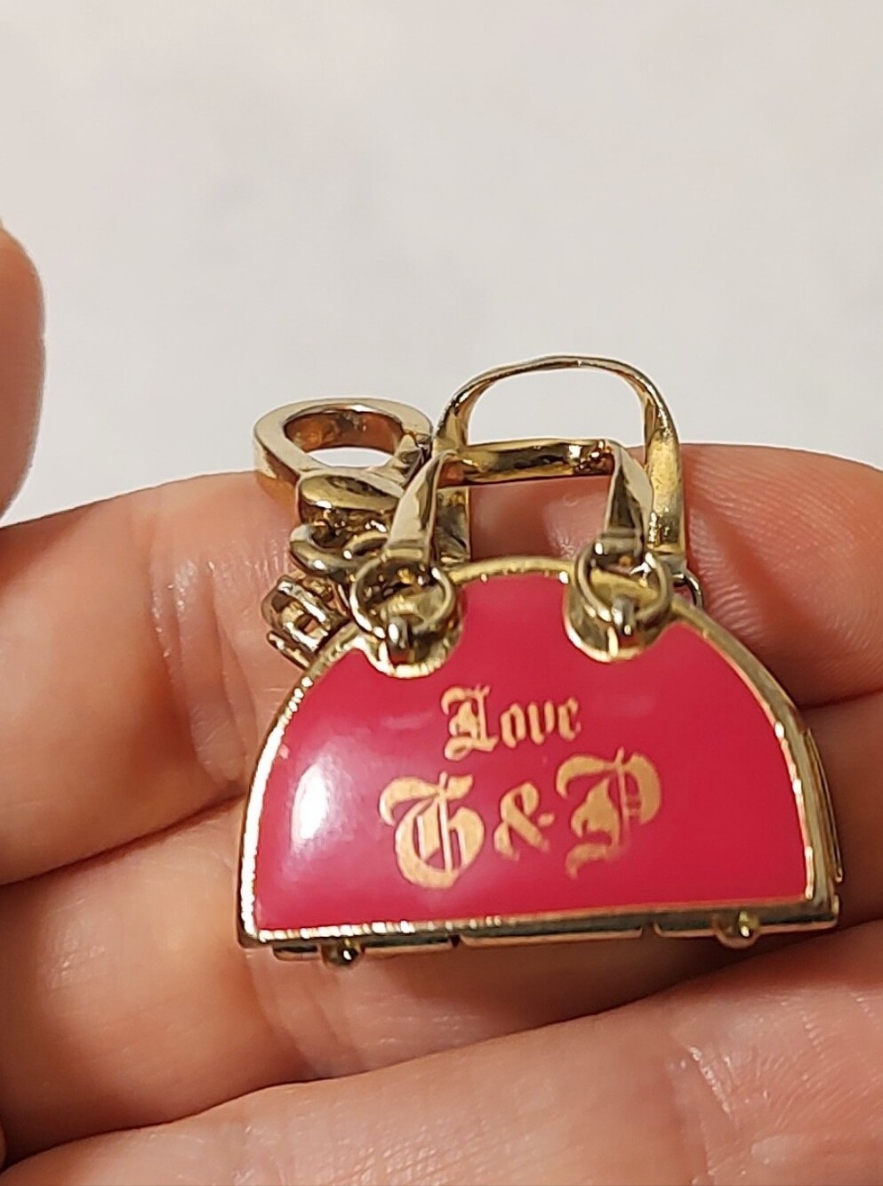 Vintage Juicy Couture Bowler Bag Charm